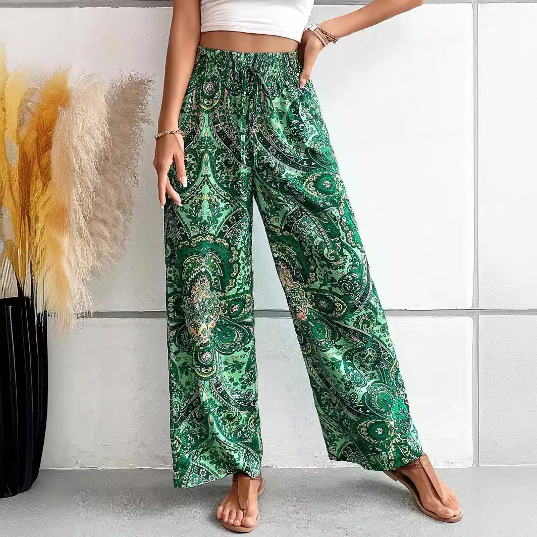 High Rise Loose Wide Leg Pants